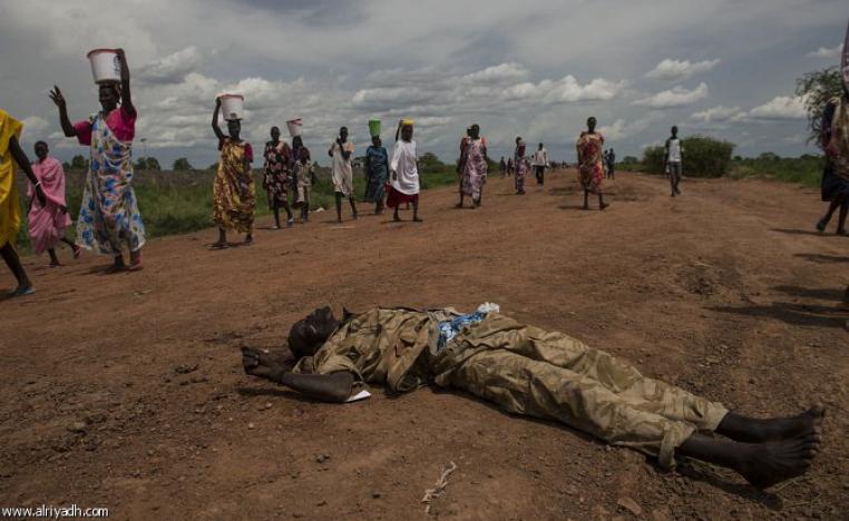 الحرب الأهلية في جنوب السودان خلفت آلاف القتلى وشردت مئات الآلاف من السكان