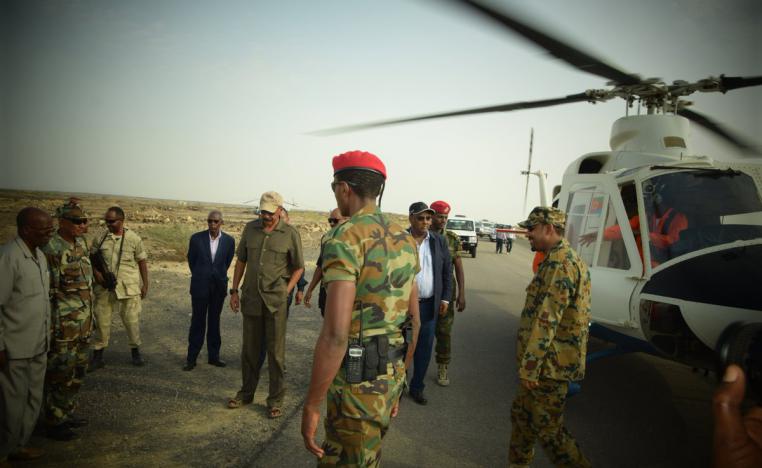 الرئيس الاريتري ورئيس الوزراء الأثيوبي في مراسم اعادة فتح الحدود