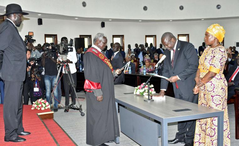 مشار يقسم على وفائه لجمهورية جنوب السودان