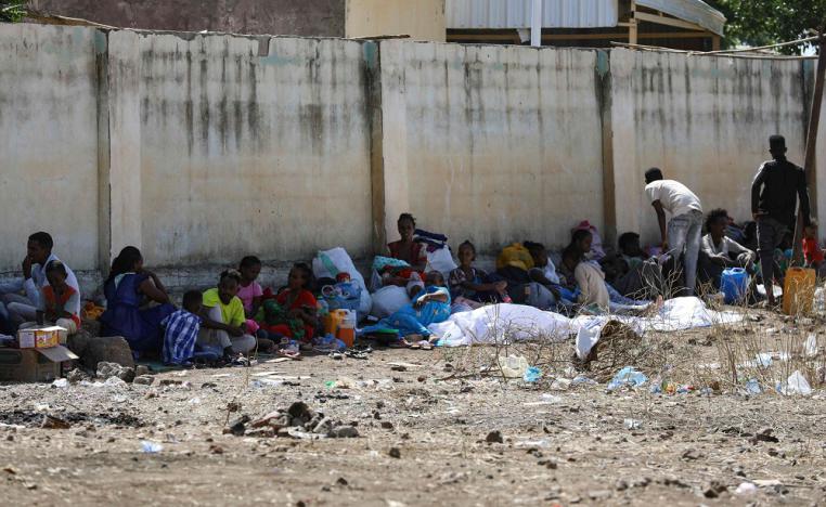 الإثيوبيين الهاربين إلى السودان بسبب معارك في تيغراي