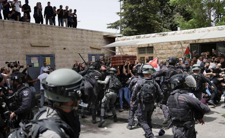 اقتحام الشرطة الإسرائيلية لحرم مستشفى القديس يوسف فجر صدامات مع الفلسطينيين 