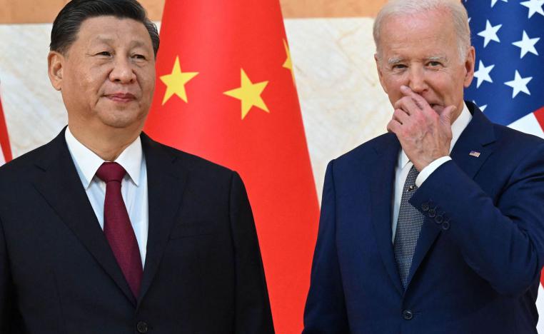 الرئيسان الأميركي جو بايدن والصيني شي جينغ بينغ في قمة العشرين في بالي