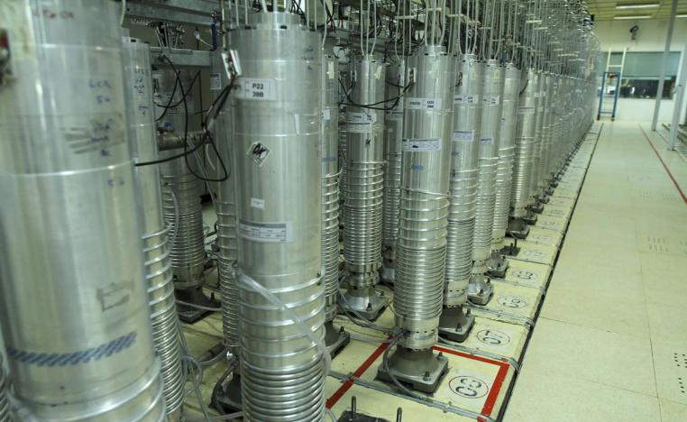 الحد المسموح به في الاتفاق النووي 2015 يبلغ 202.8 كيلوغرام وإيران زادت مخزونها إلى 4744.5 كيلوغرام