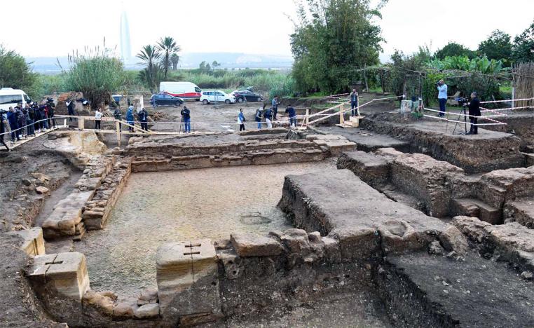 The newly uncovered monuments are an extension of a nearby Roman-era site and tourist attraction, Chellah