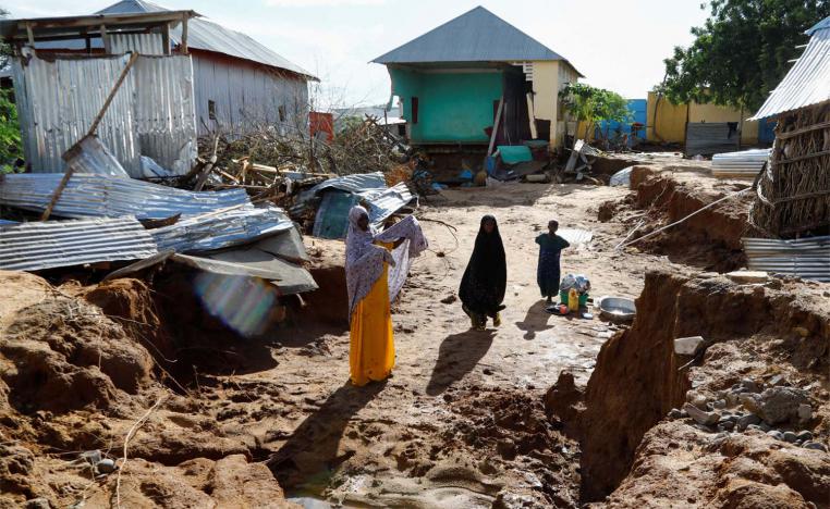 The floods have already killed at least 32 people and forced more than 456,800 from their homes in Somalia
