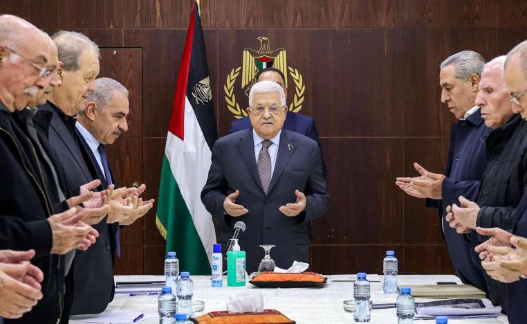 اجتماع منظمة التحرير الفلسطيني بحضور الرئيس محمود عباس