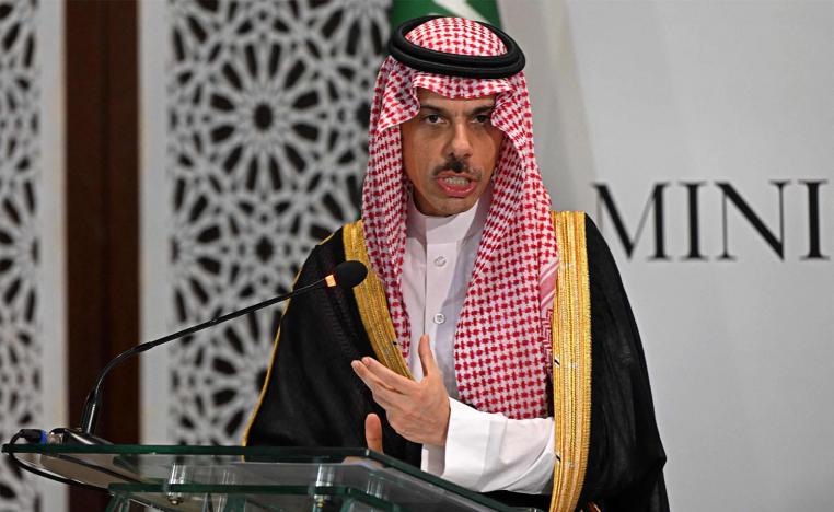 Saudi foreign minister Prince Faisal bin Farhan bin Abdullah 