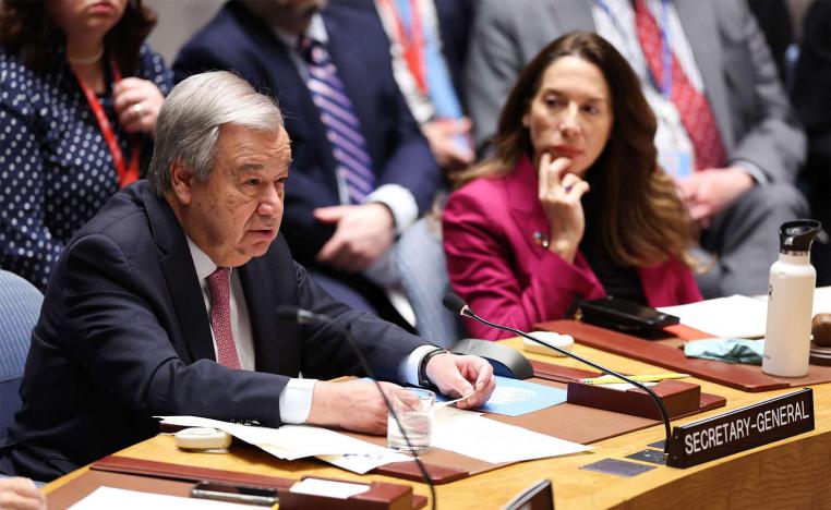 Guterres told member states that the UN charter bars the use of force against the territorial integrity or political independence of any state 