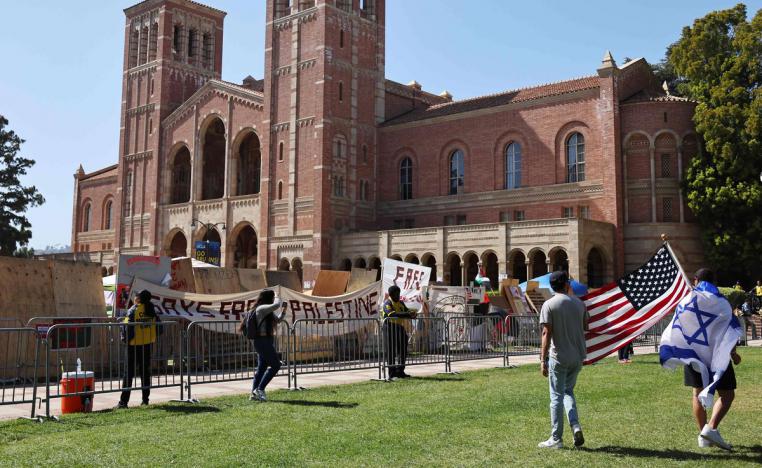معركة الجامعات تقلق بايدن قبل اشهر من الانتخابات