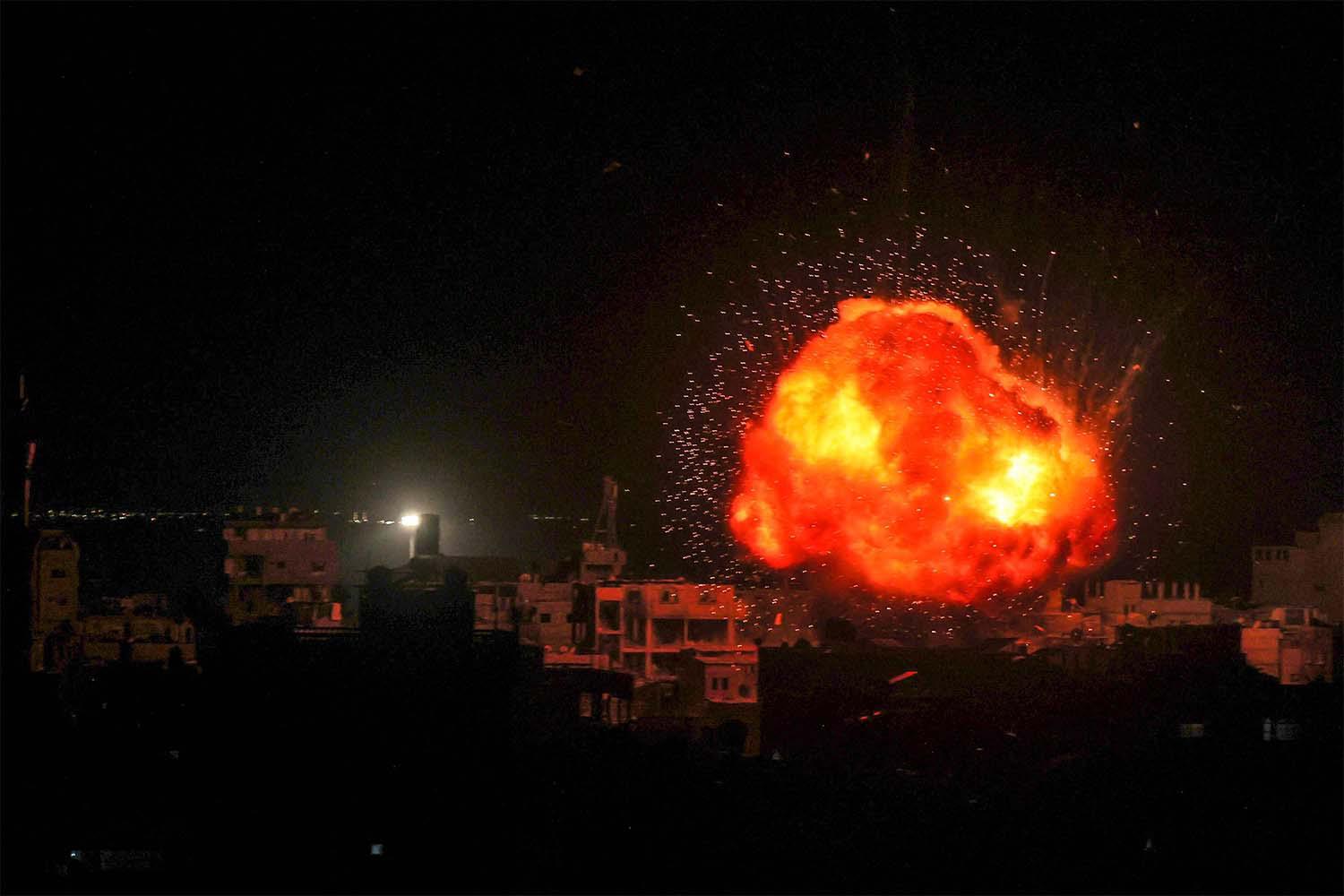 Israel bombed at least three homes in Rafah overnight