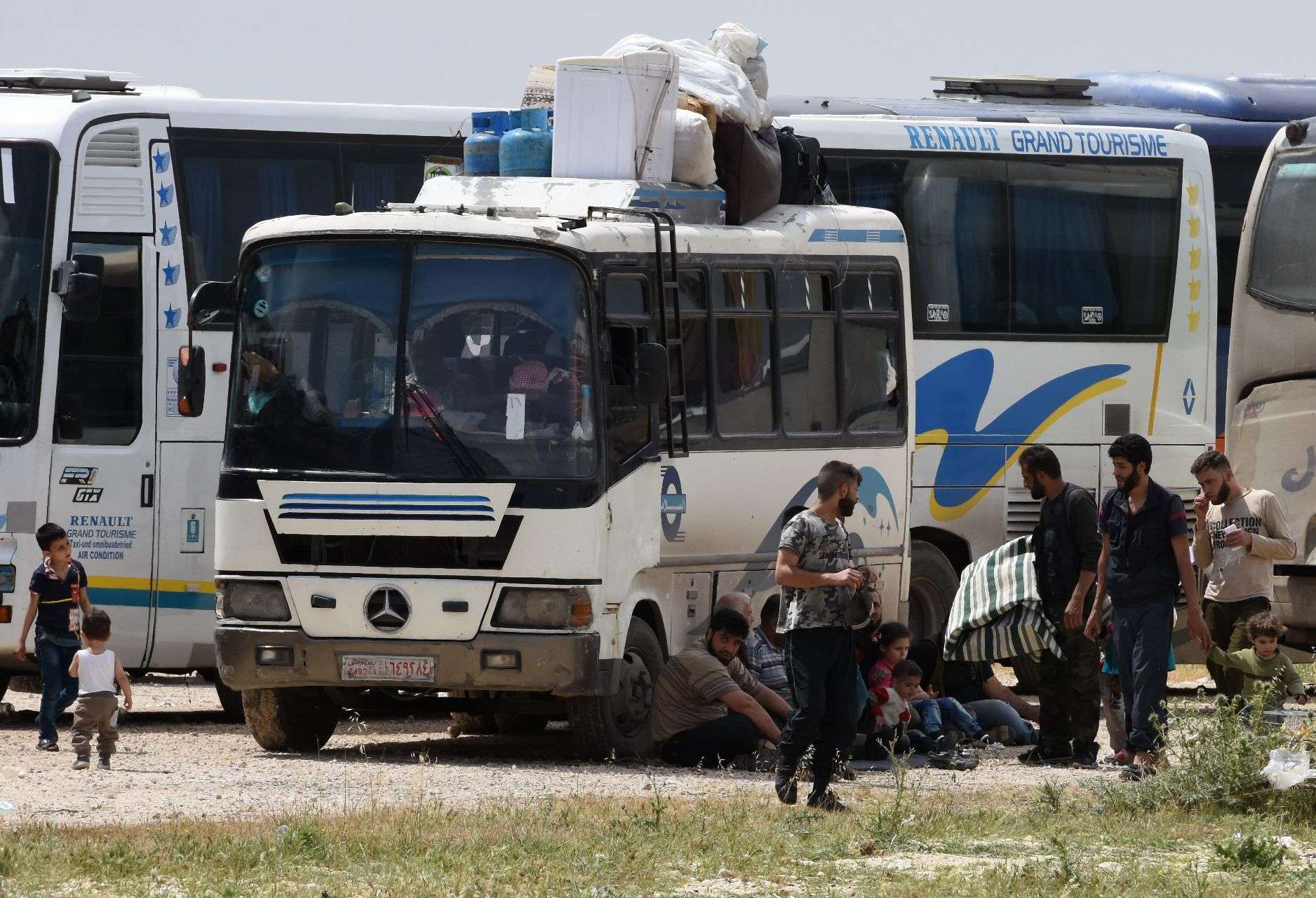 قافلات جنوب دمشق