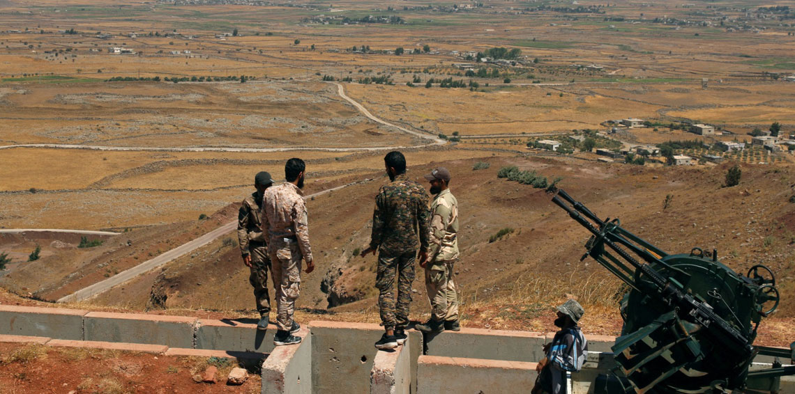 قوات من المعارضة السورية في جنوب سوريا