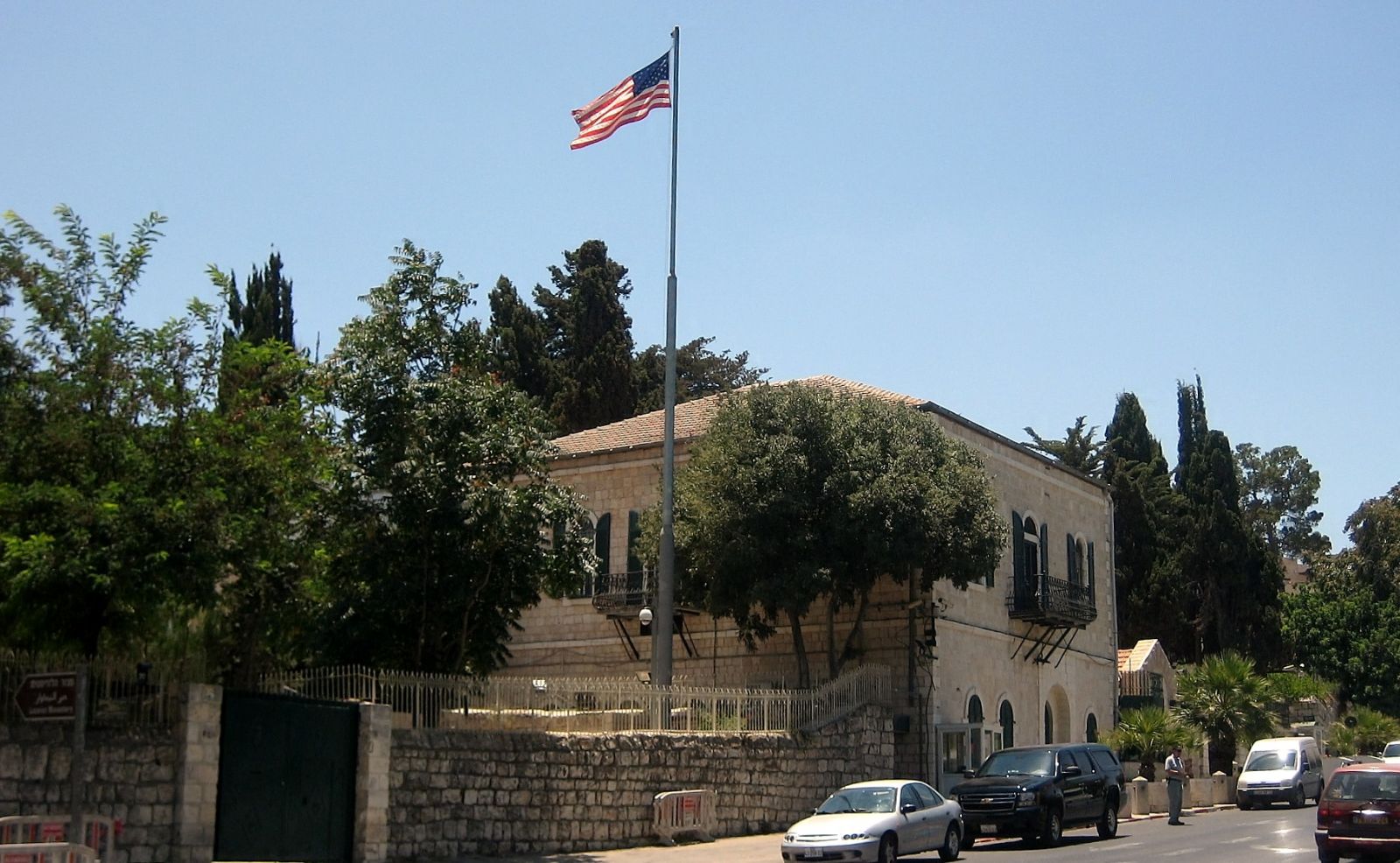 مبنى القنصلية الأميركية في القدس مقرا مؤقتا للسفارة 