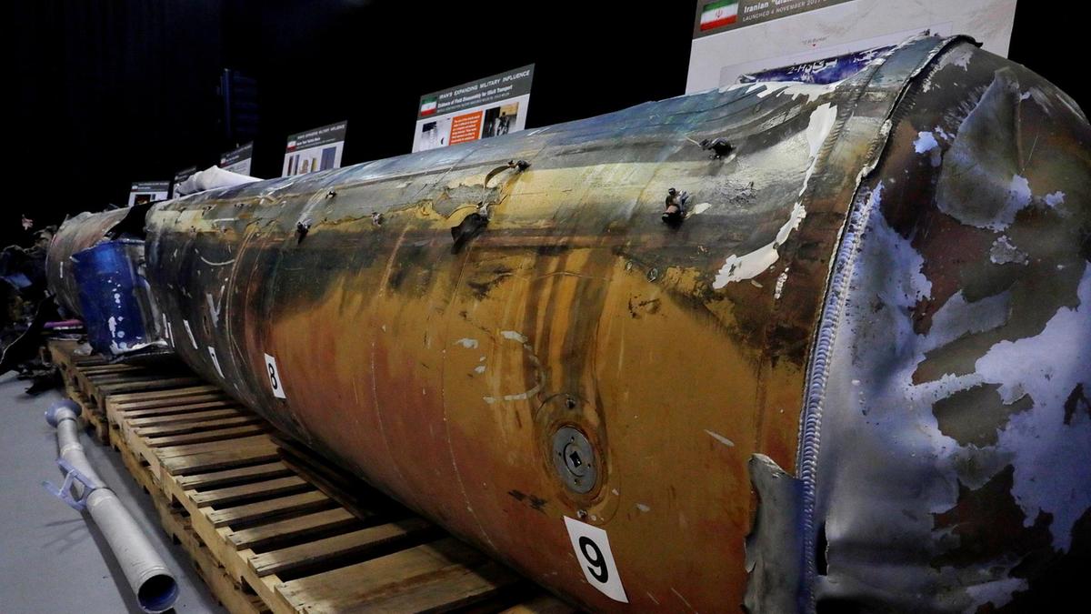 صاروخ حوثي ايراني الصنع