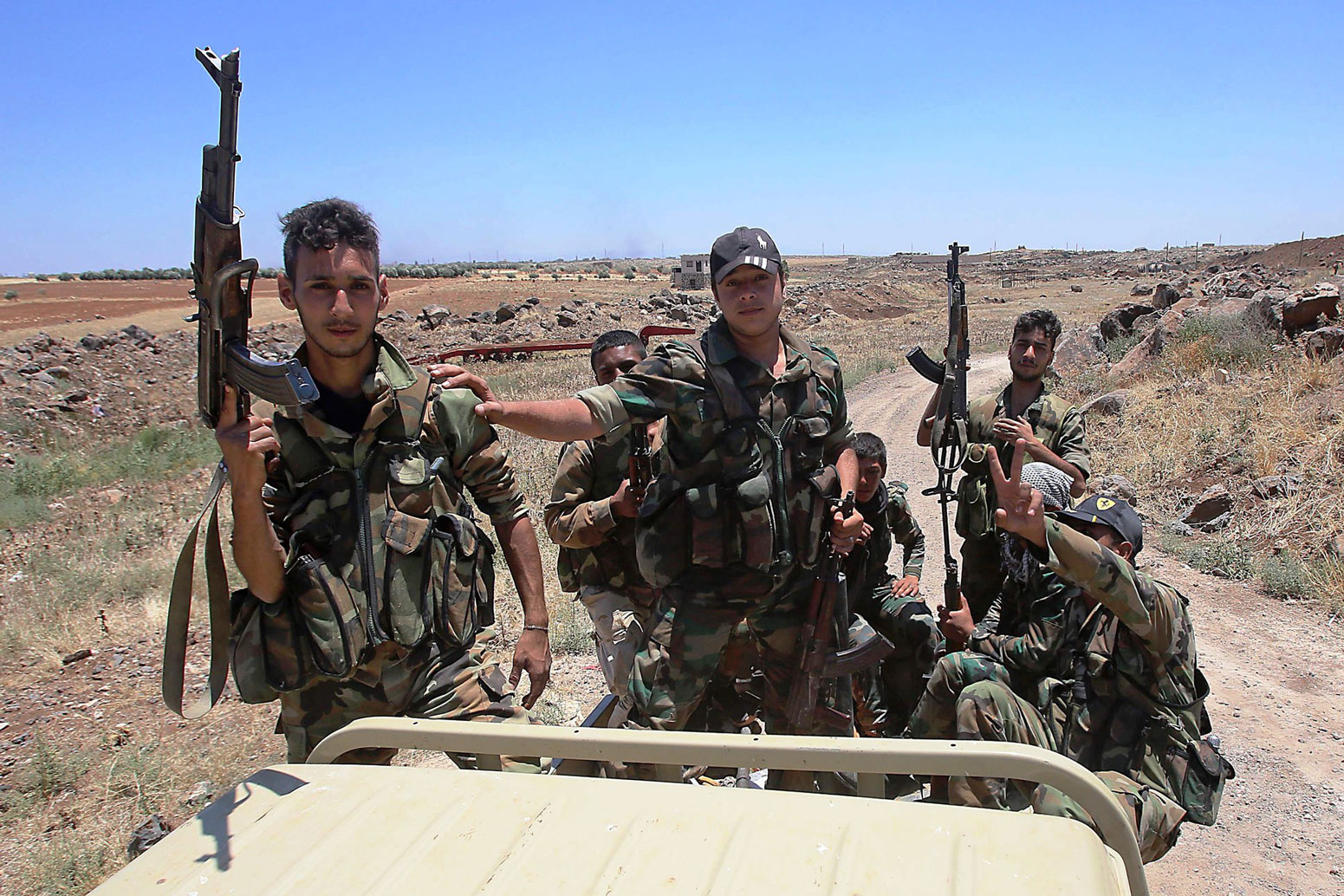وحدة من القوات النظامية في جنوب سوريا