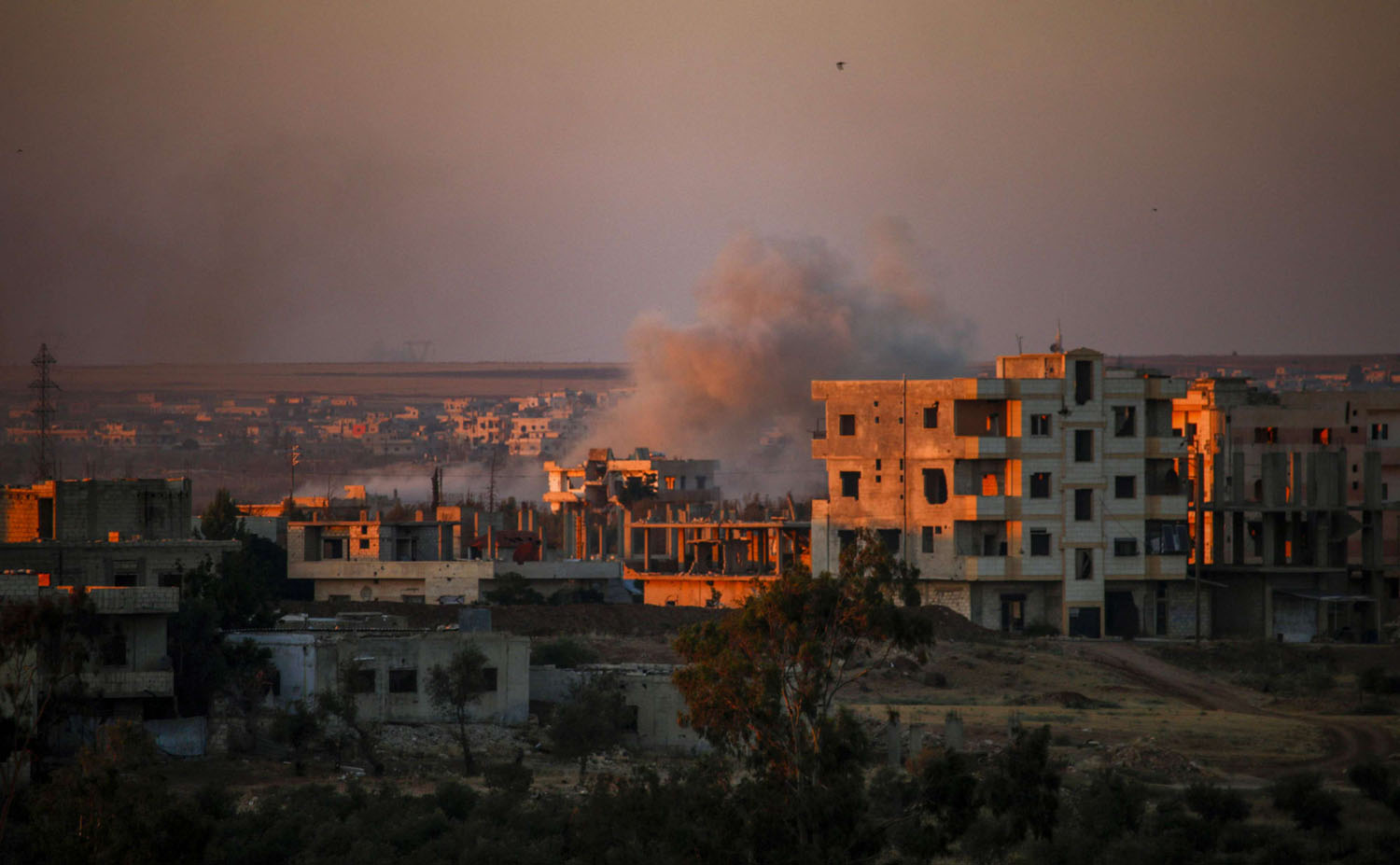 القوات السورية تقصف درعا