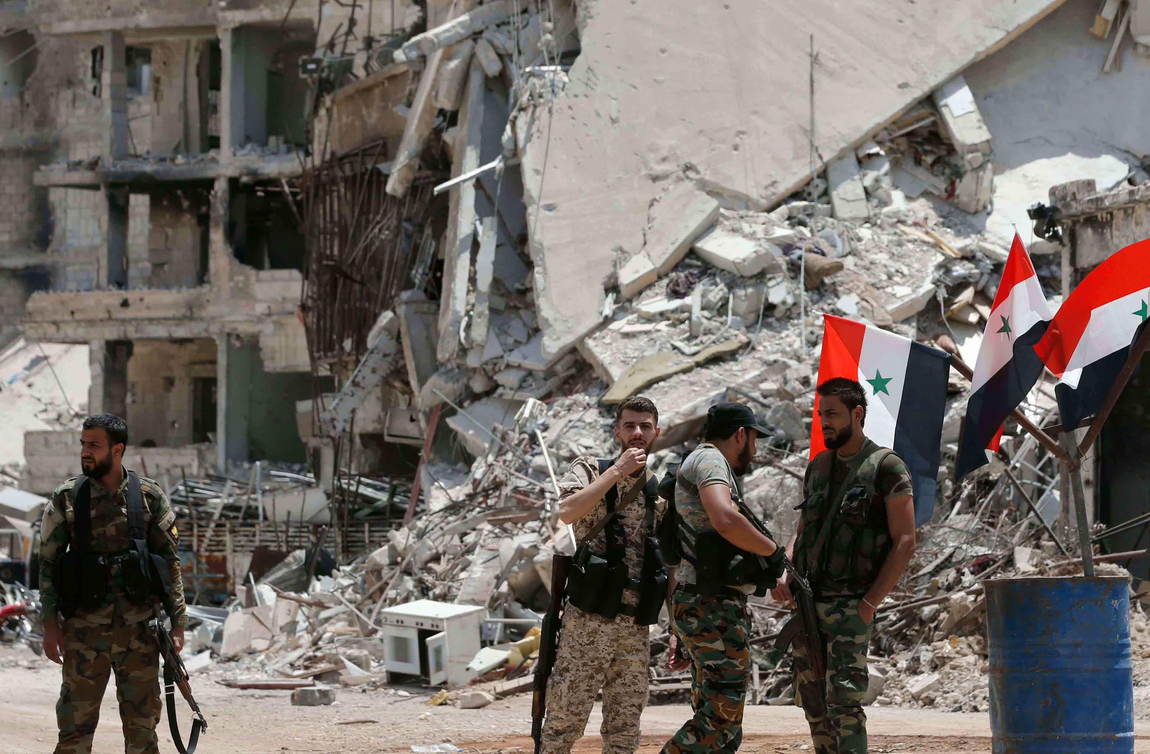 قوات النظام في قلب هجمات الجهاديين