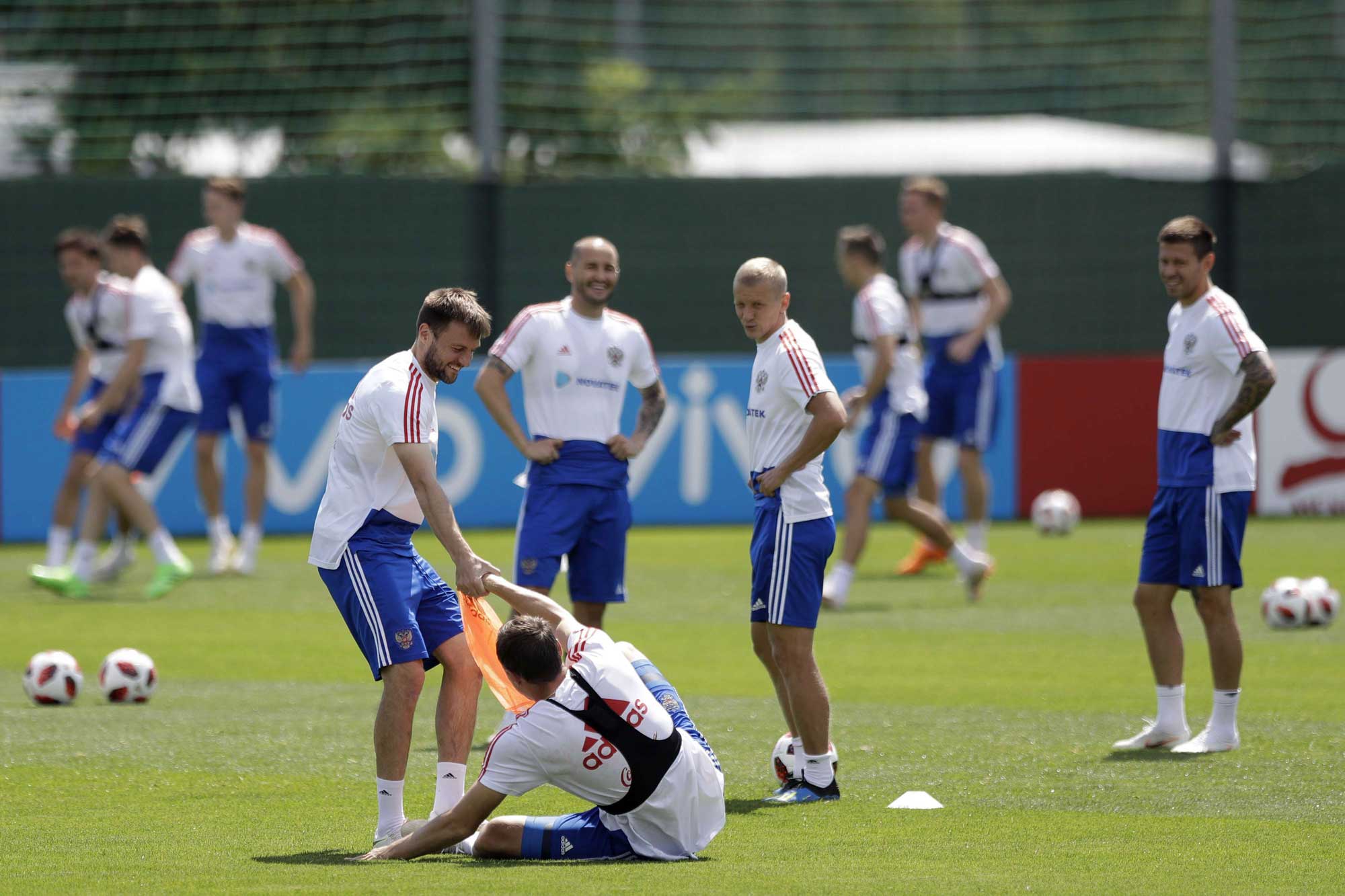 تدريبات منتخب روسيا في المونديال