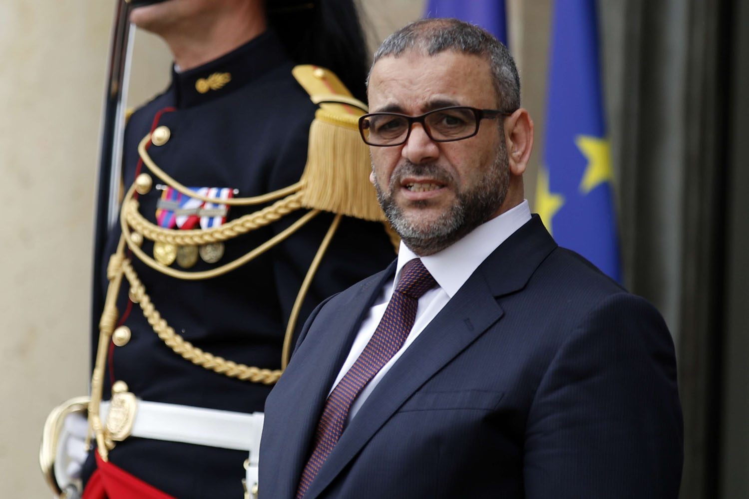 خالد المشري رئيس مجلس الدولة في لقاء باريس