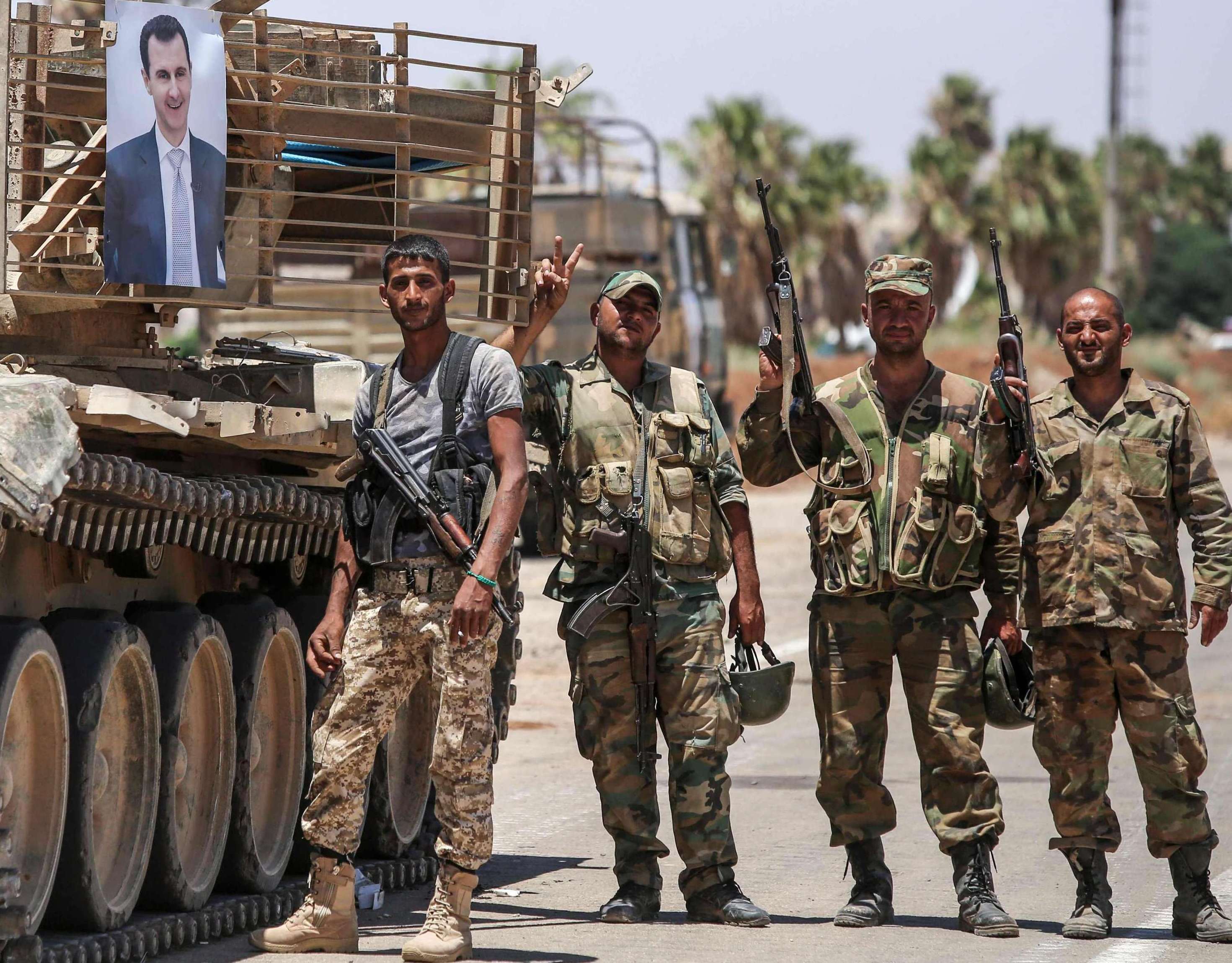 القوات السورية بدرعا