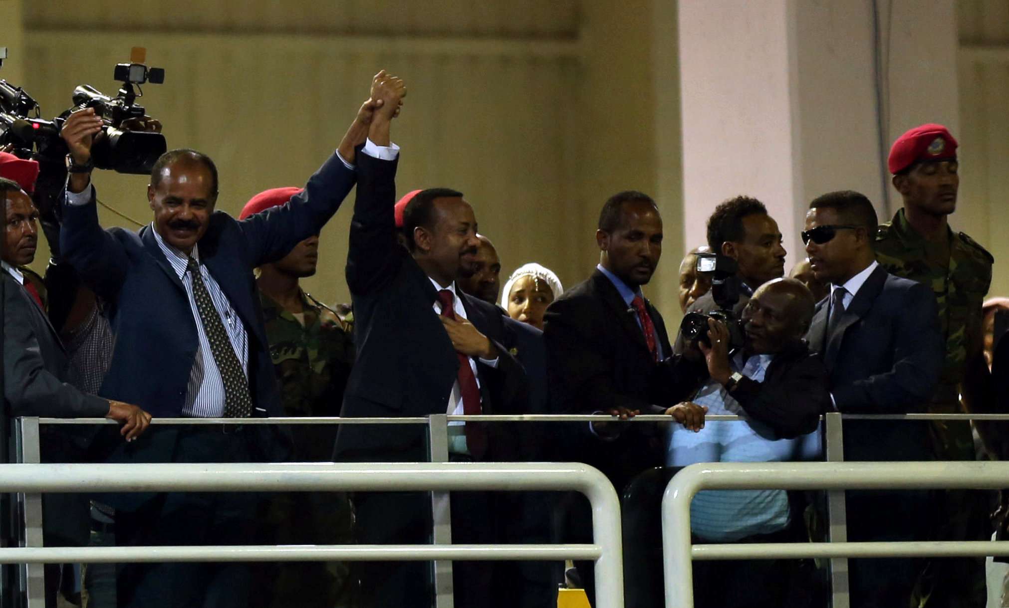 إن رئيس وزراء إثيوبيا أبي أحمد والرئيس الإريتري إسياس أفورقي