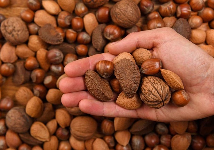 القليل من المكسرات يوميا تعالج عقم الرجال