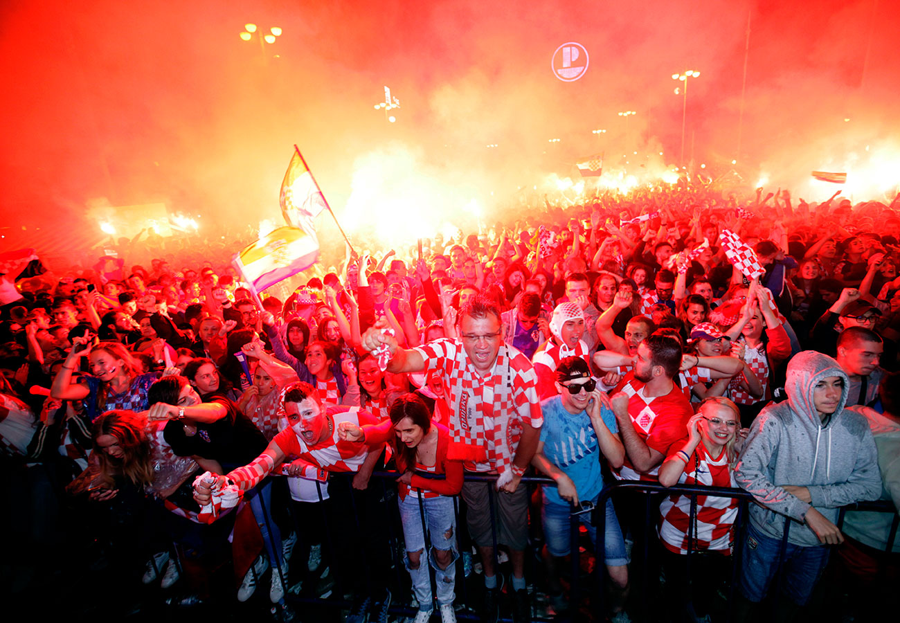كرواتيا تنتظر أبطالها بالكأس التاريخي 