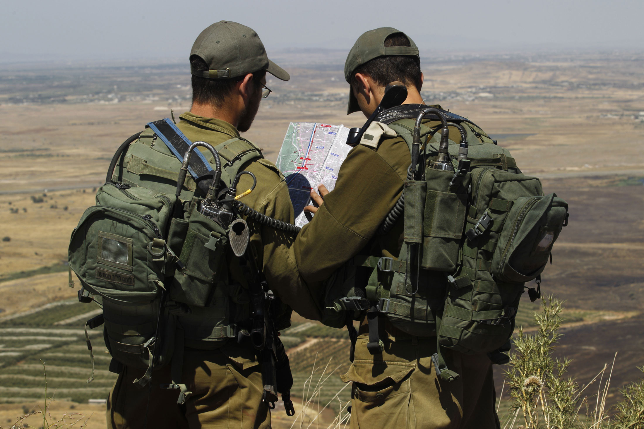 جنديان اسرائيليان في الجولان المحتل