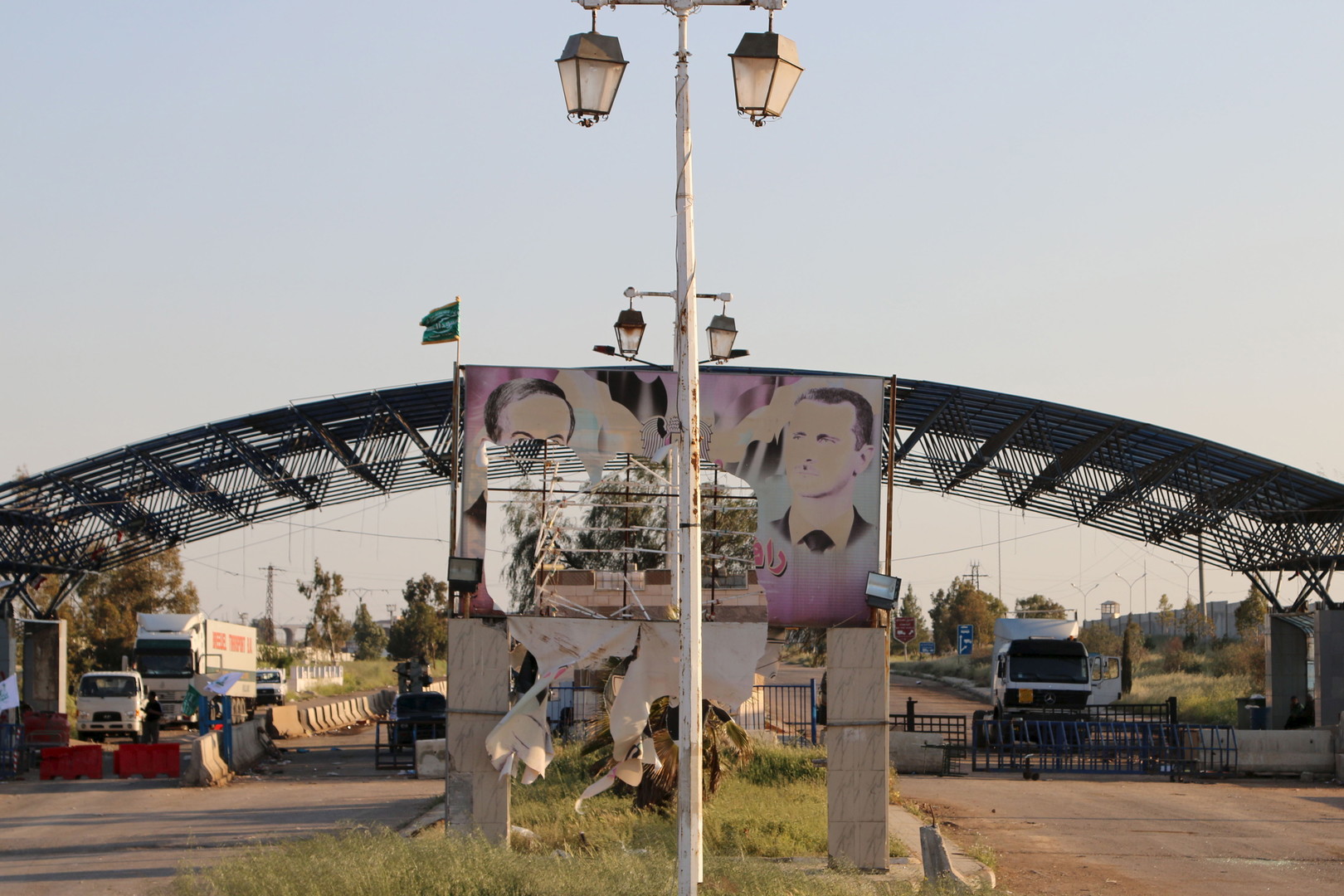 معبر نصيب الحدودي كان الى وقت قريب تحت سيطرة المعارضة السورية