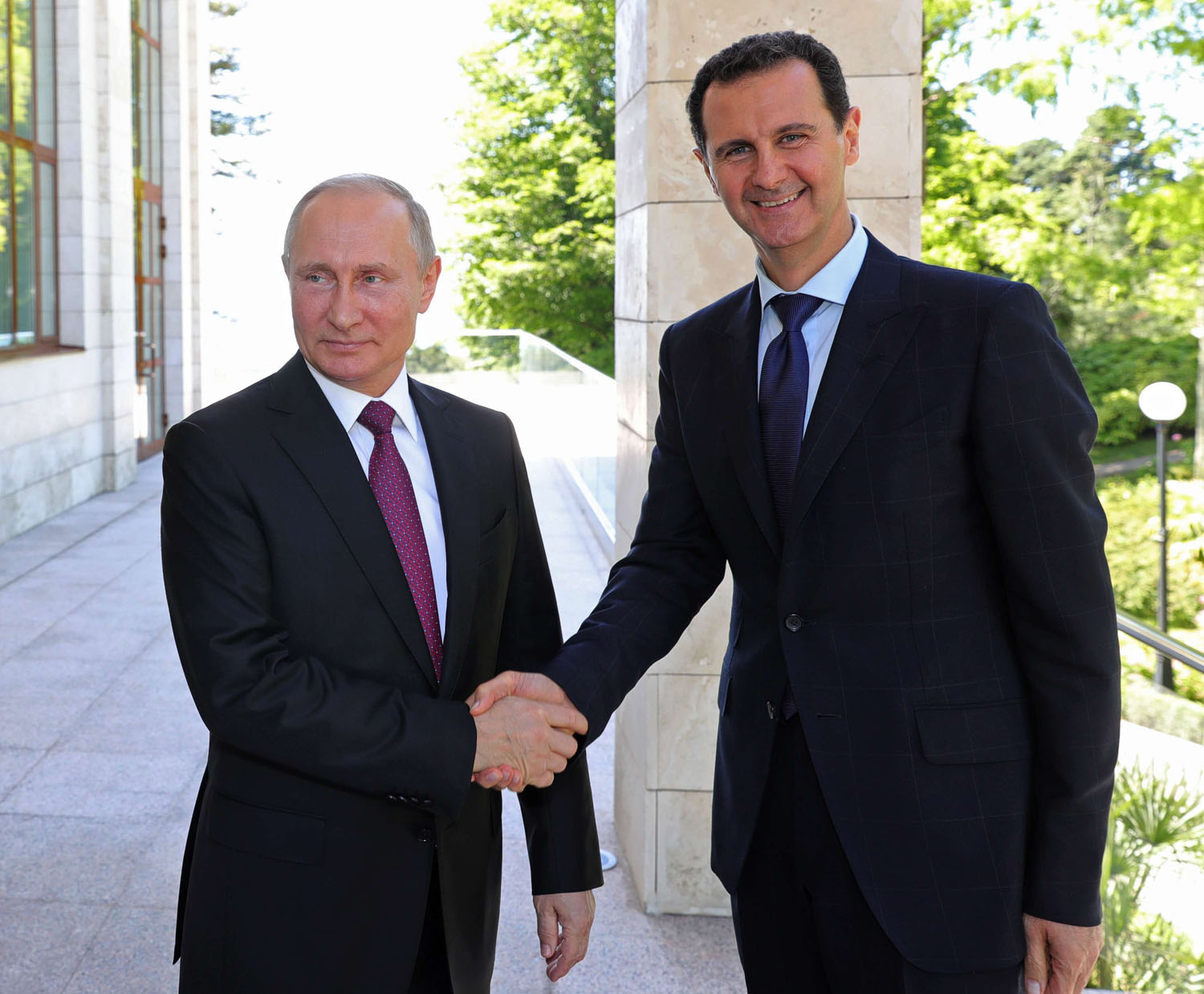 بوتين يستقبل الأسد