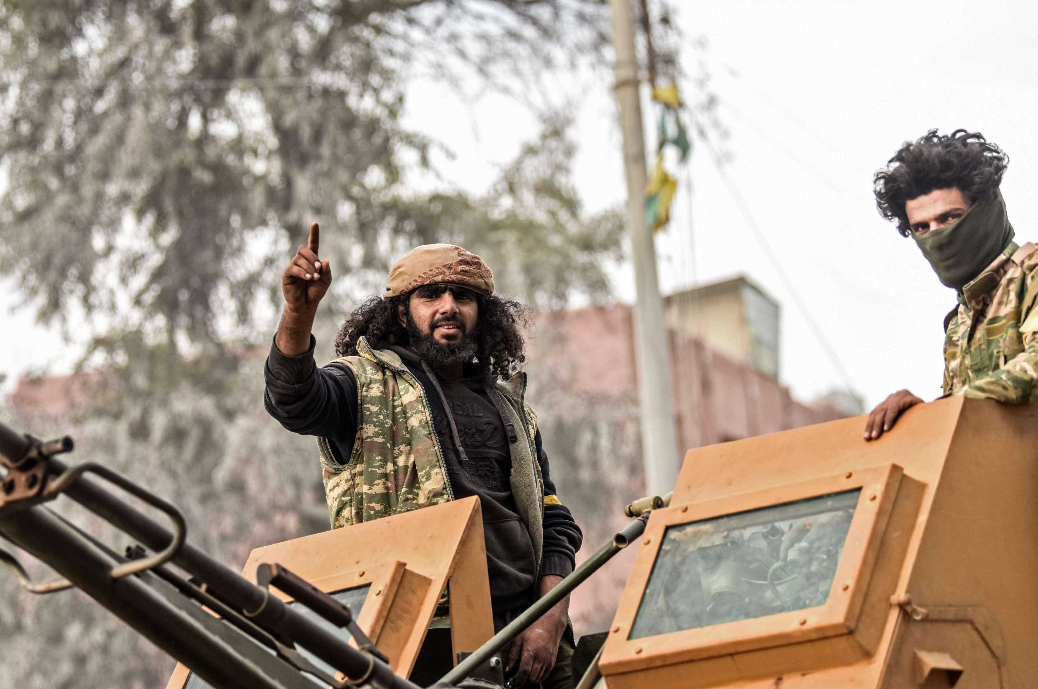 المسلحون السوريون المدعومون من تركيا