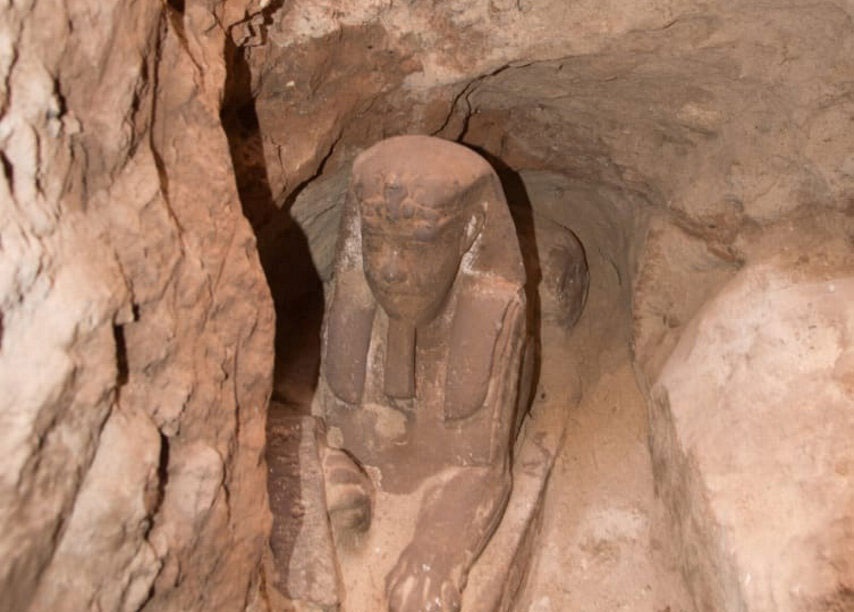 أبو الهول جديد يظهر في مصر