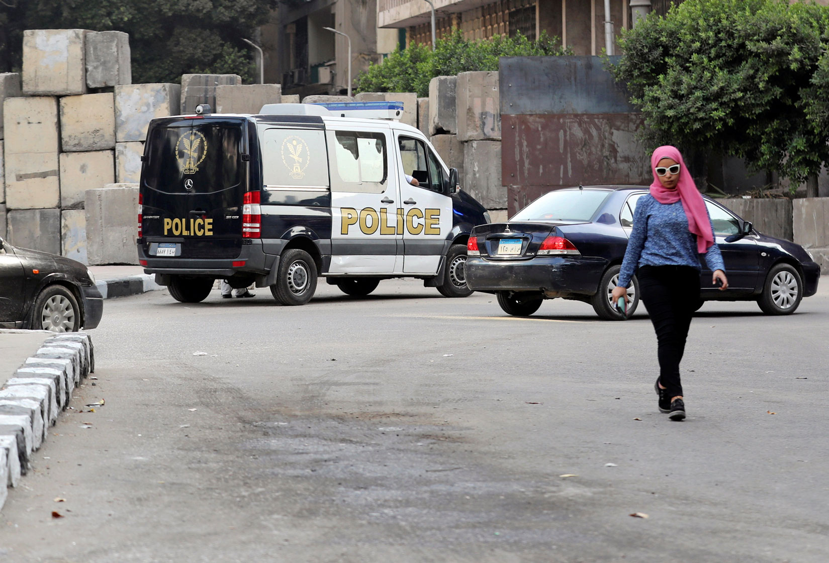 محيط السفارة الأميركية بالقاهرة