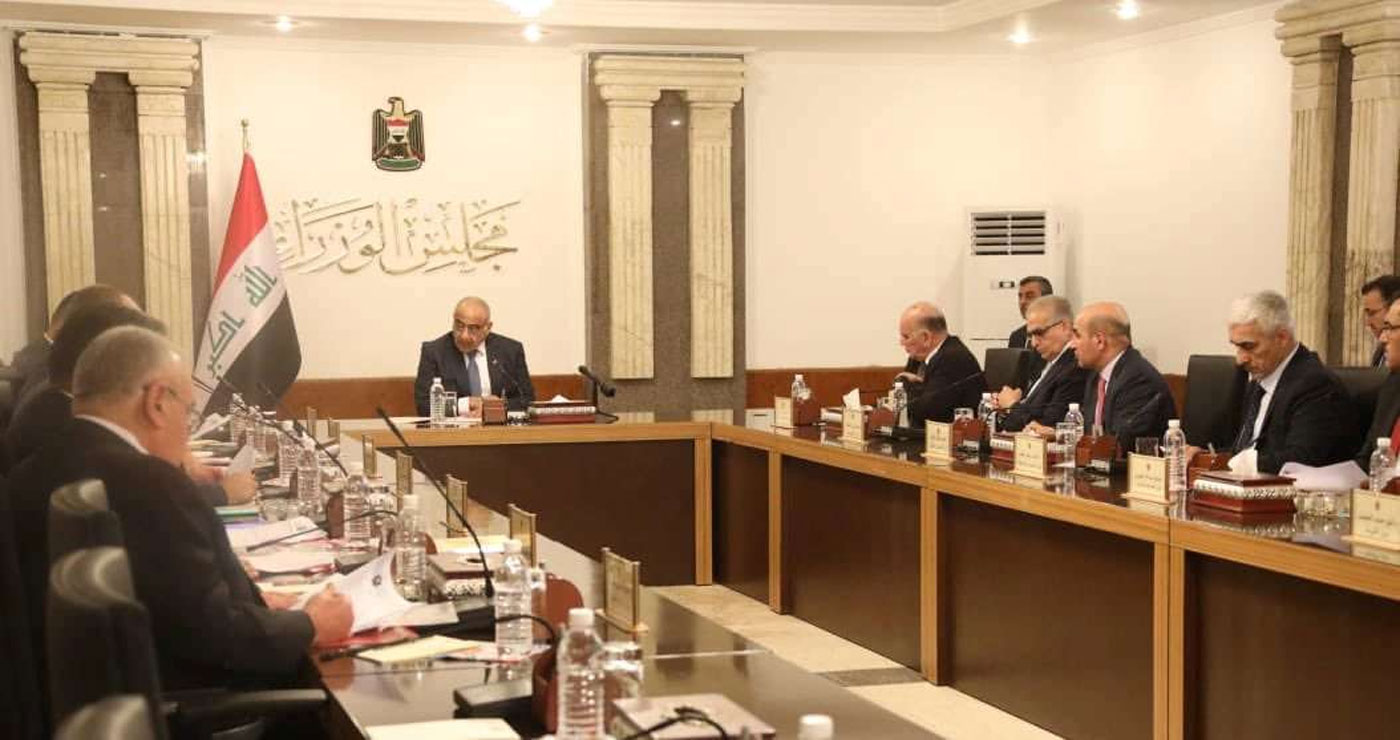 A cabinet session in Baghdad