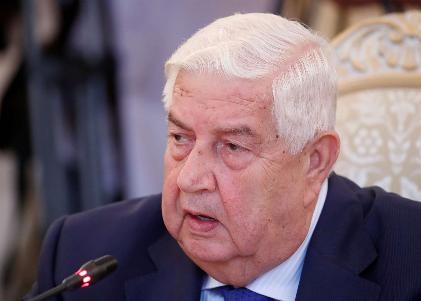 Syrian Foreign Minister Walid al-Moualem s