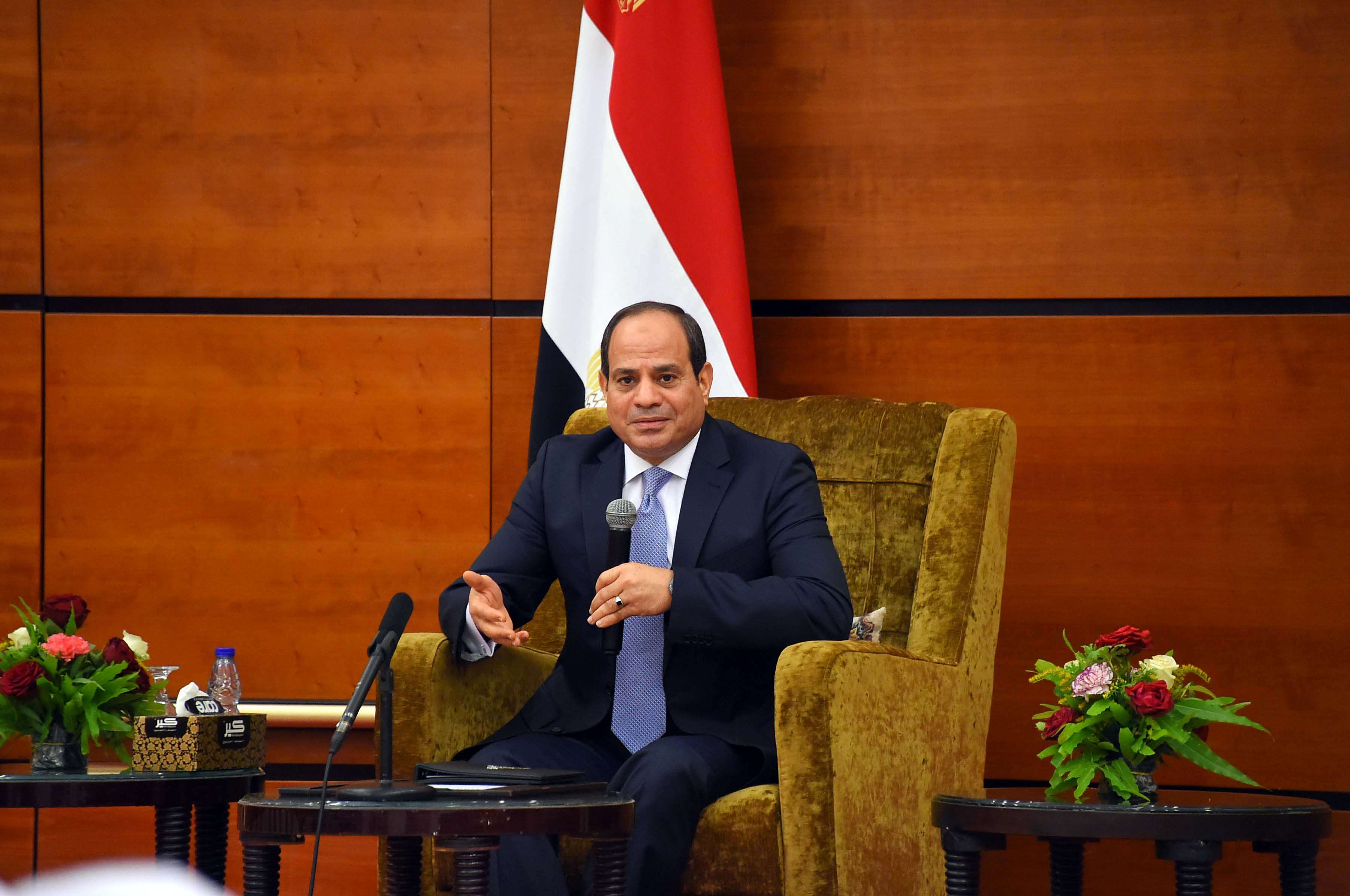 السيسي يدعم الاستقرار