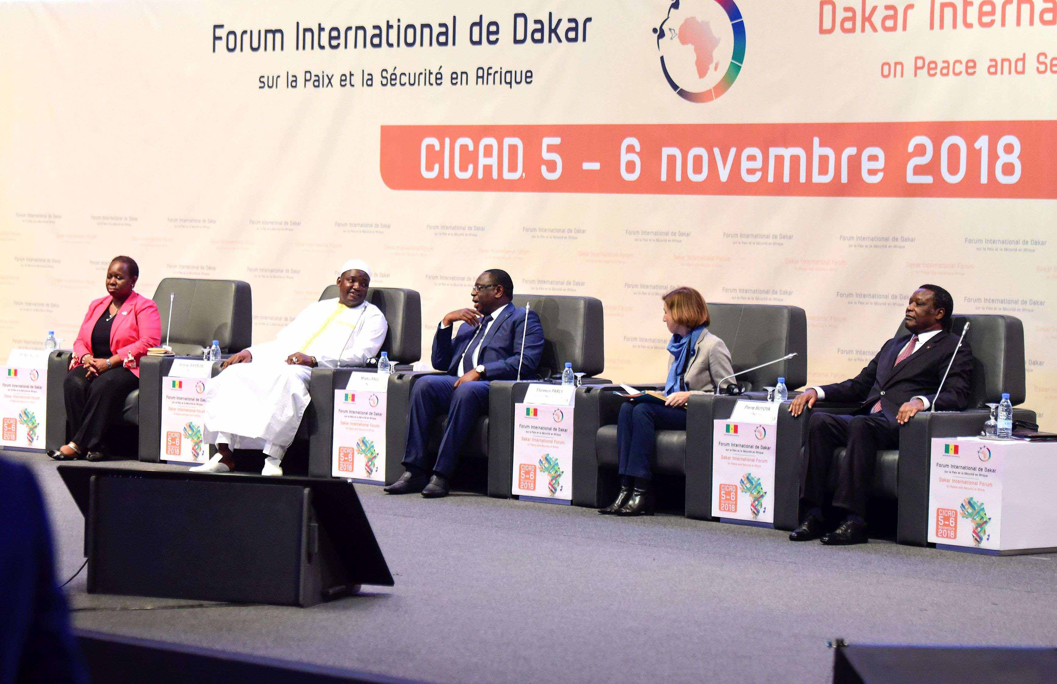 The Dakar International Forum on Peace and Security, launched in 2013, is a French-supported initiative gathering several hundred political leaders