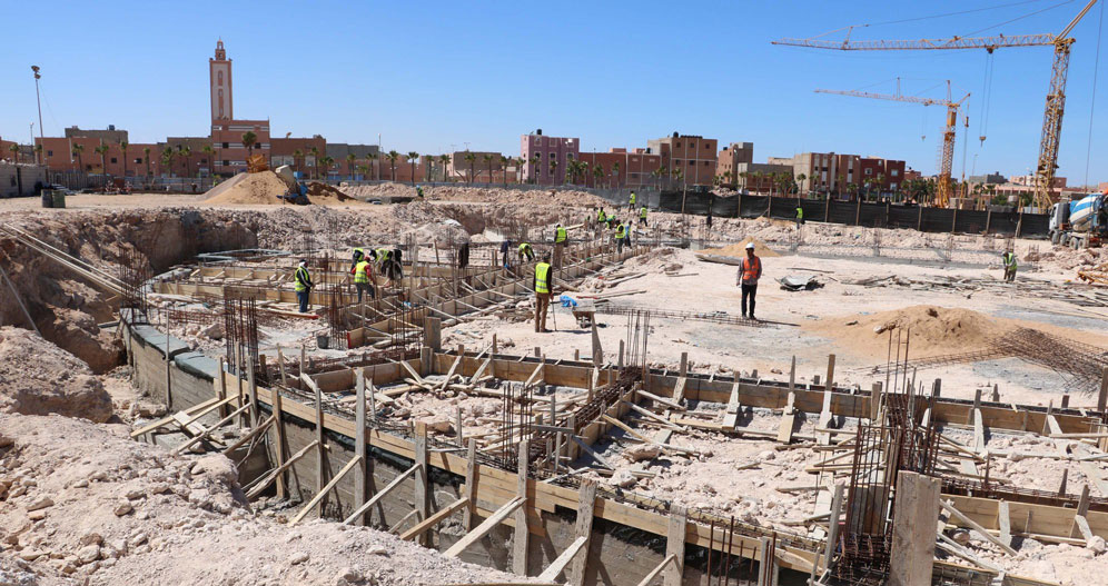 مشاريع ضخمة تشمل البنى التحتية والاعمار