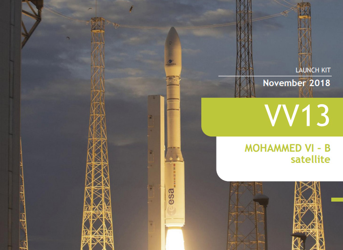 A Vega rocket will launch a MOHAMMED VI - B Earth observation satellite