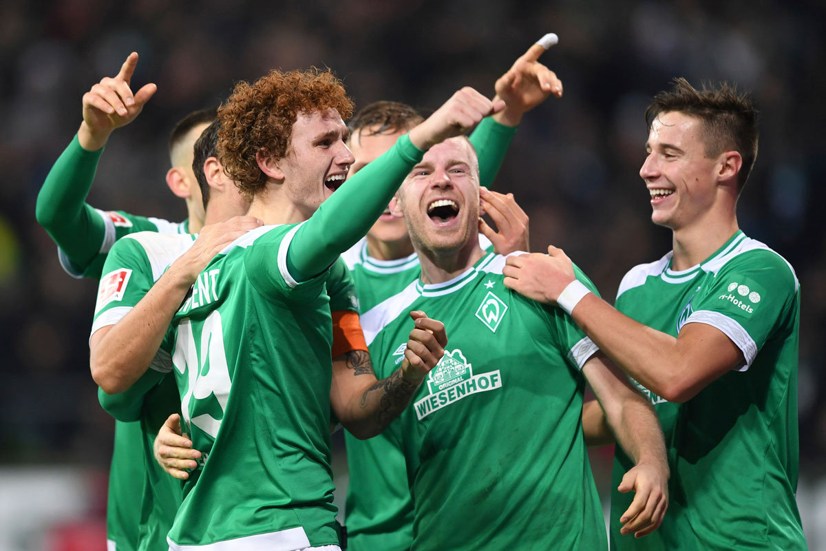 فيردر بريمن لتحقيق فوزه الأول في مبارياته الست الأخيرة