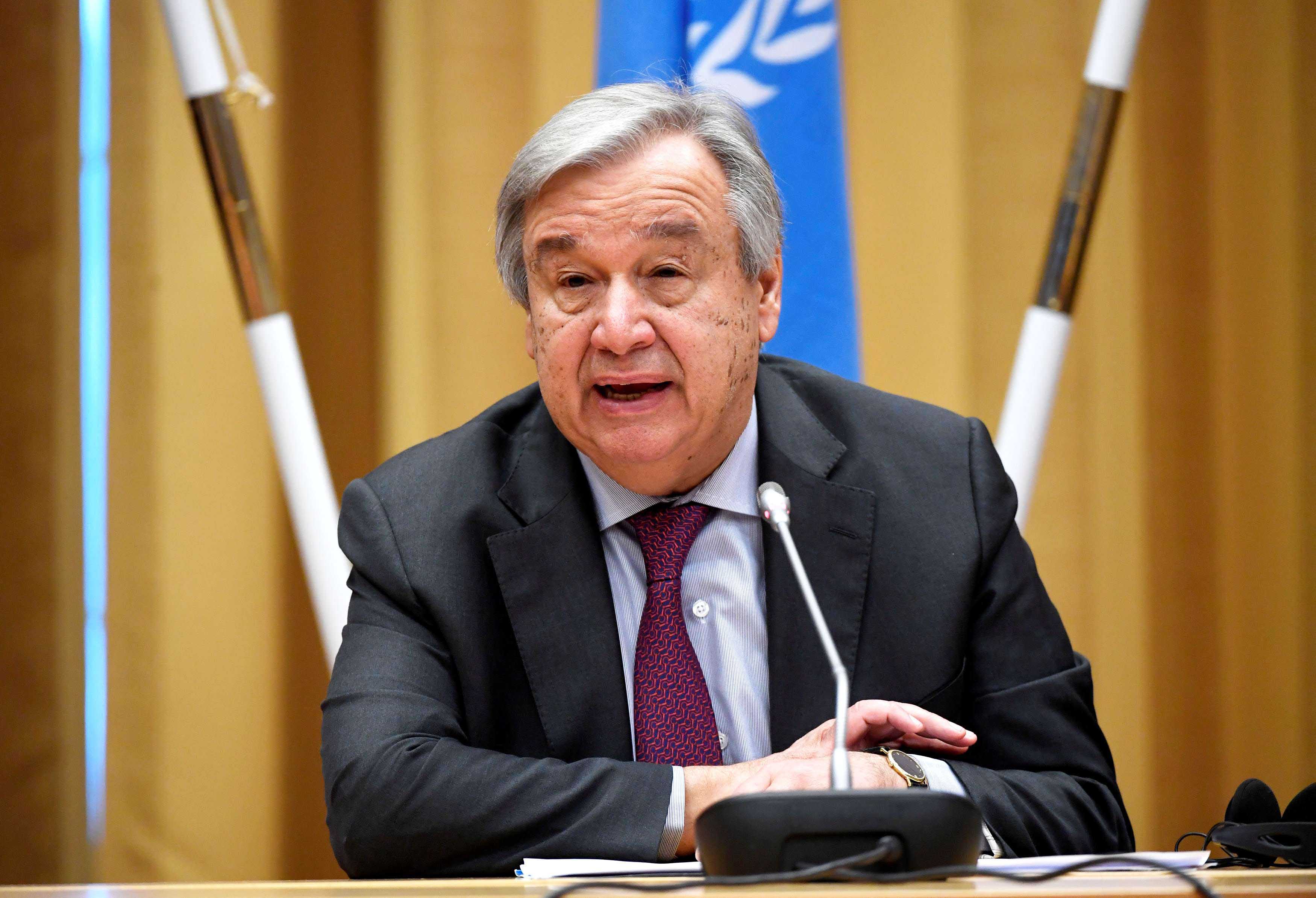 The UN chief said he had no information on the case except what had been reported in the media