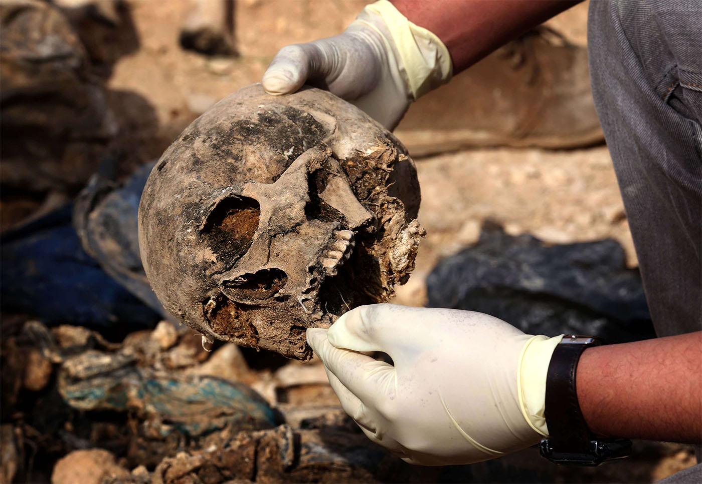 More than 200 mass graves containing up to 12,000 bodies have been recently discovered in Iraq