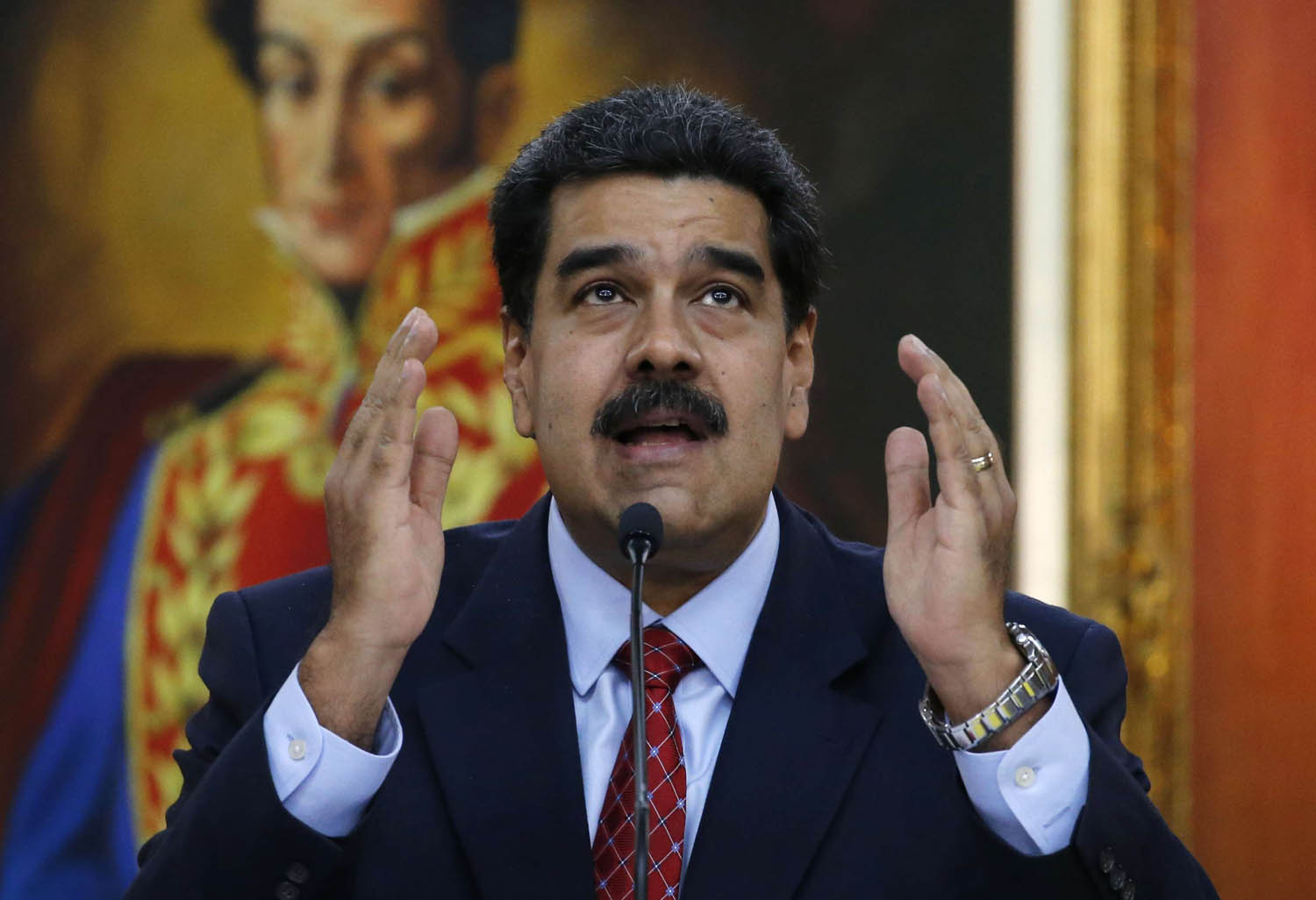 رئيس  فنزويلا نيكولاس مادورو