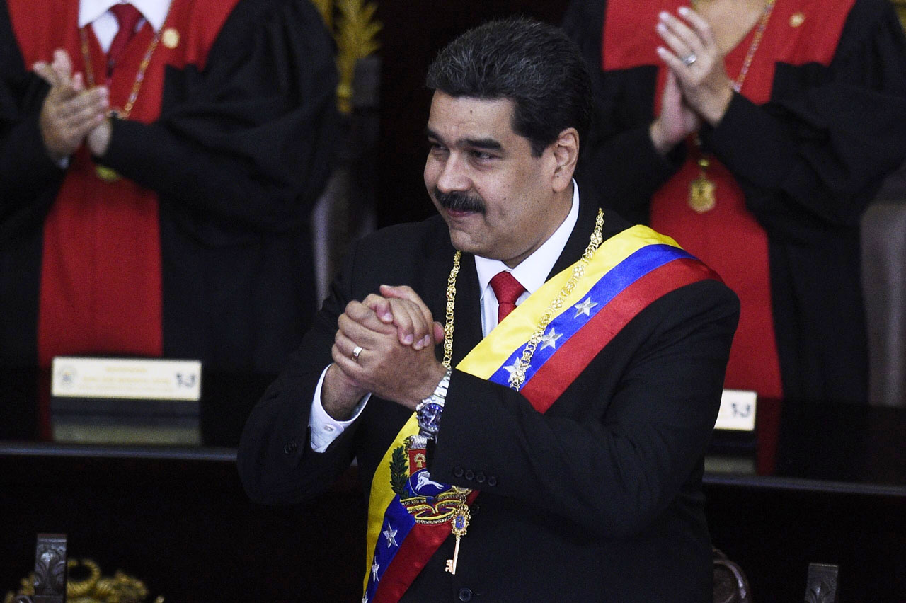 الرئيس الفنزويلي نيكولاس مادورو