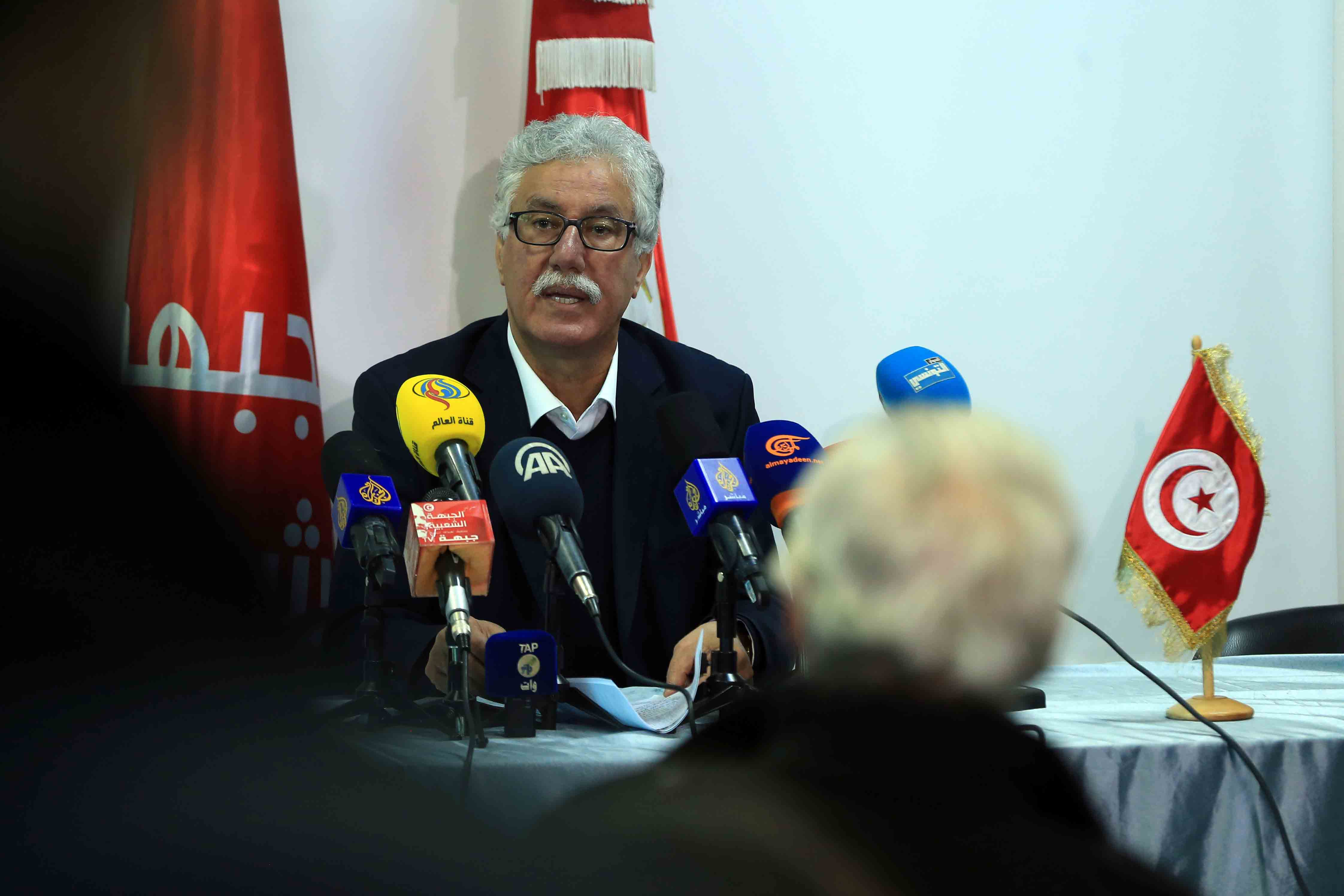 الجبهة الشعبية تجدد مطالبتها باستقالة حكومة الشاهد