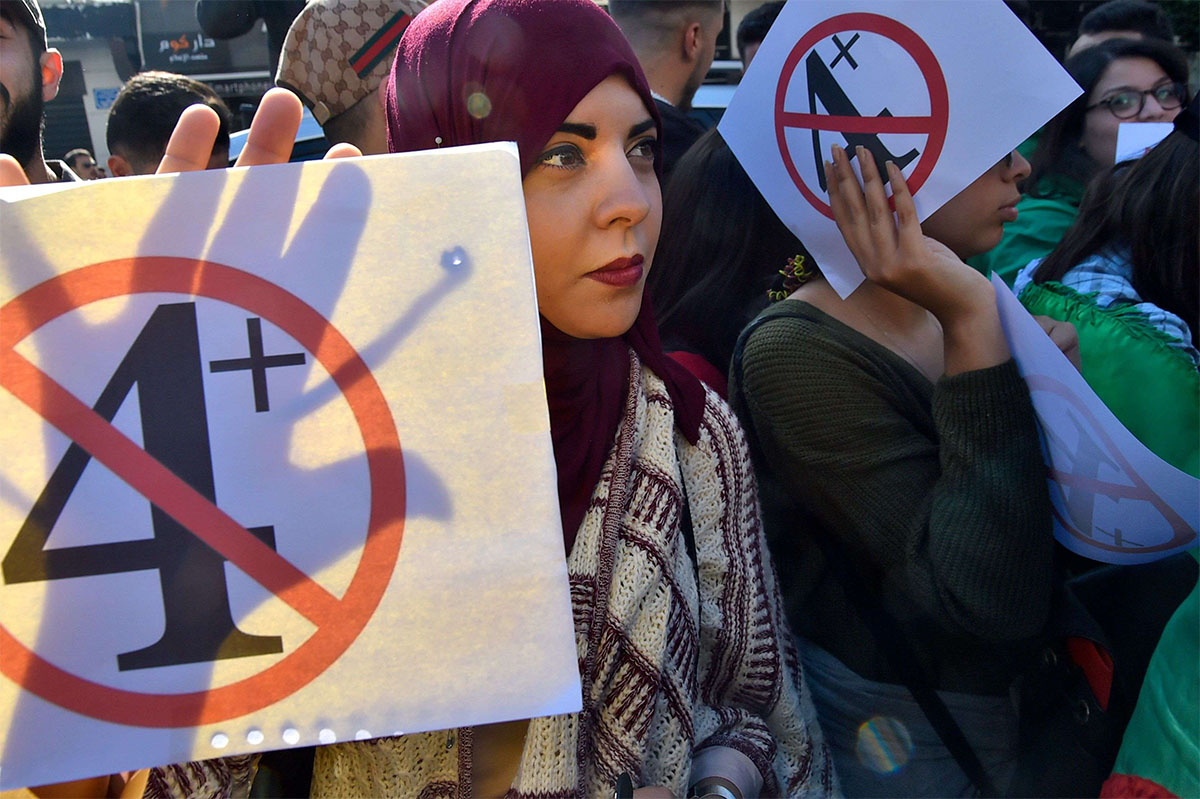 Algerian students are resisting the extension of the fourth mandate