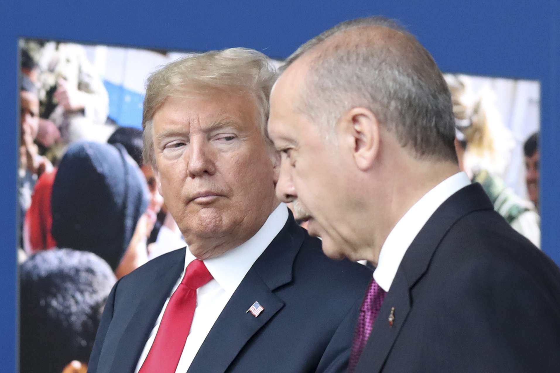 الرئيسان التركي رجب طيب اردوغان والأميركي دونالد ترامب