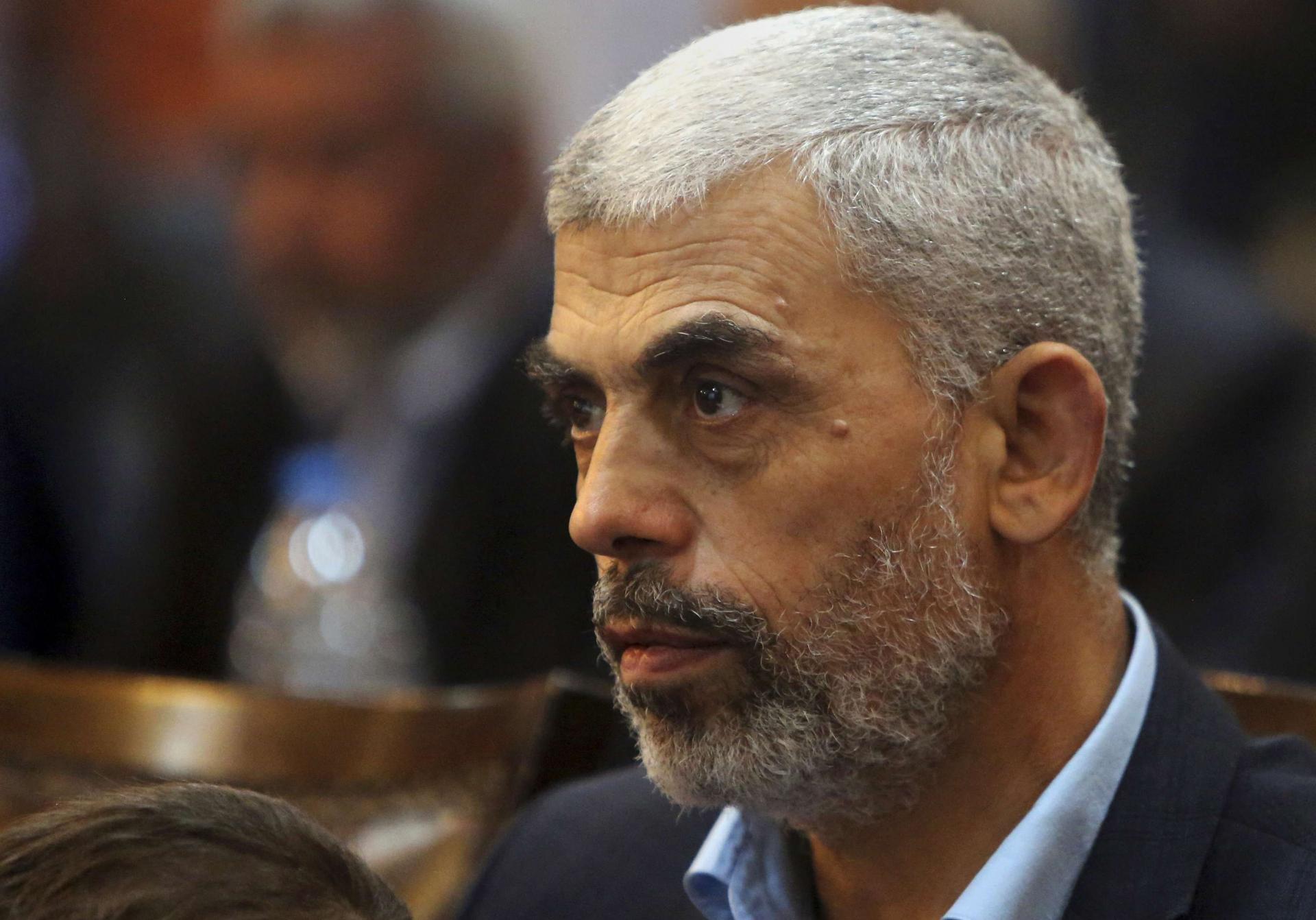 رئيس حركة حماس بقطاع غزة يحيى السنوار 