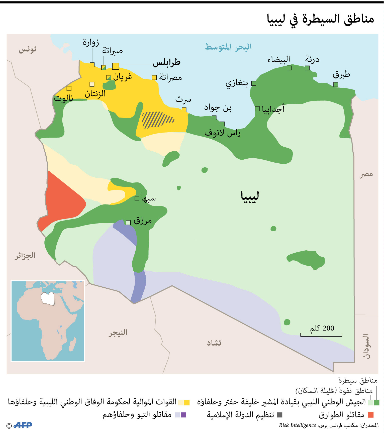مناطق السيطرة