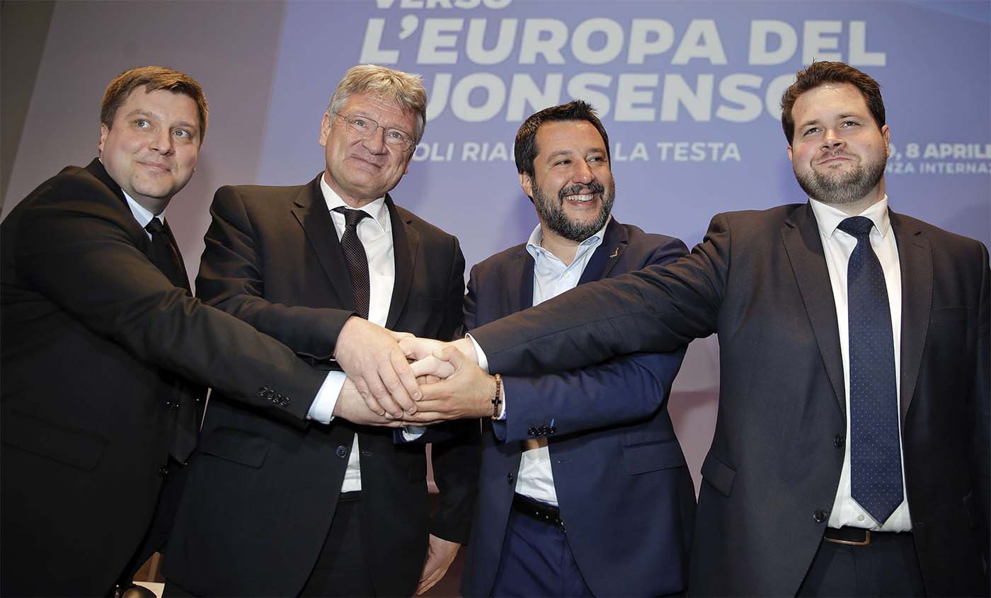 Italy's vice Premier meeting with like-minded leaders of European right-wing party